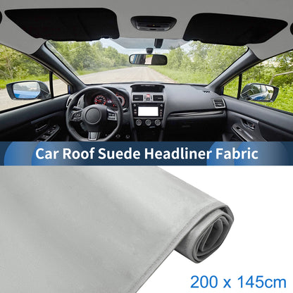 150G Suede Headliner Fabric 80"x57" Foam Backed for Car Roof Repair (Fits Various Models)