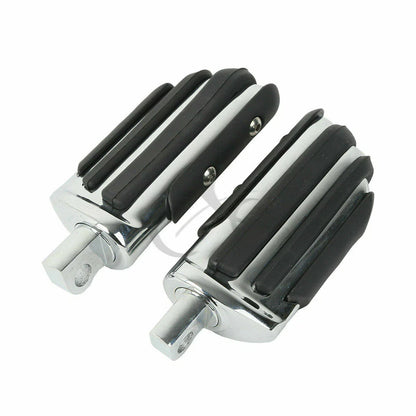 Chrome Passenger Footpeg Pegs for Harley CVO Street Road Glide (1993-2025)