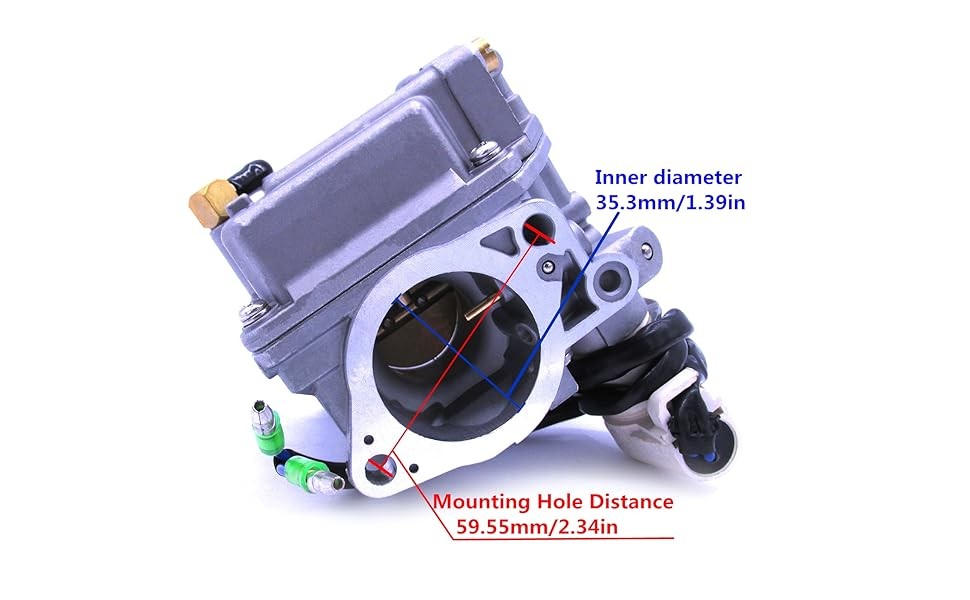 Carburetor Assembly for Tohatsu Nissan 4-Stroke 18HP Outboard