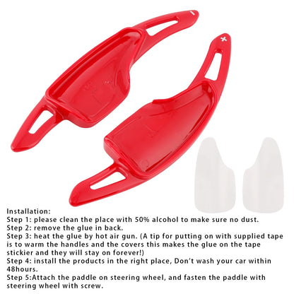 Shift Paddles for Chevrolet C7 Camaro (2014–2023) Red