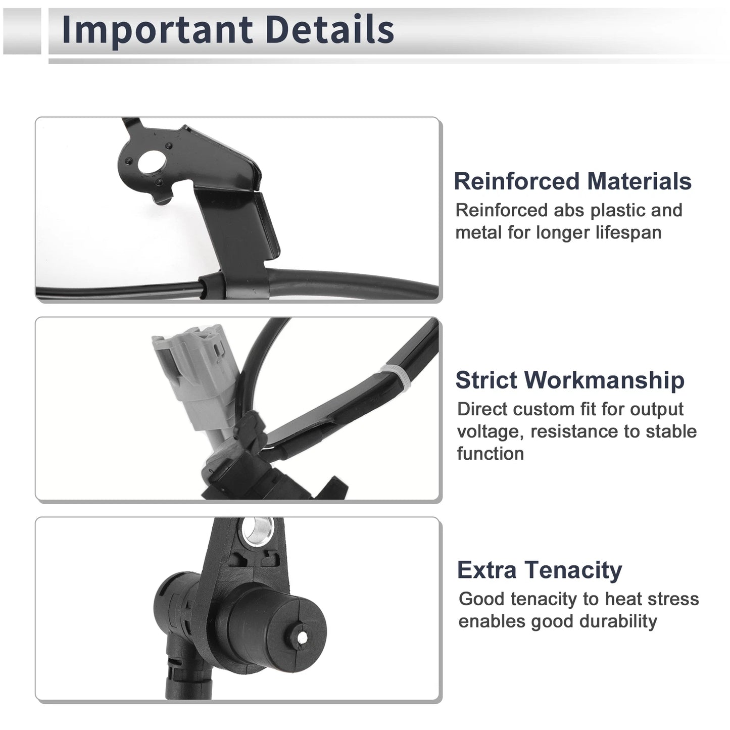 ABS Wheel Speed Sensor for Toyota Highlander (2004–2007) Front Right