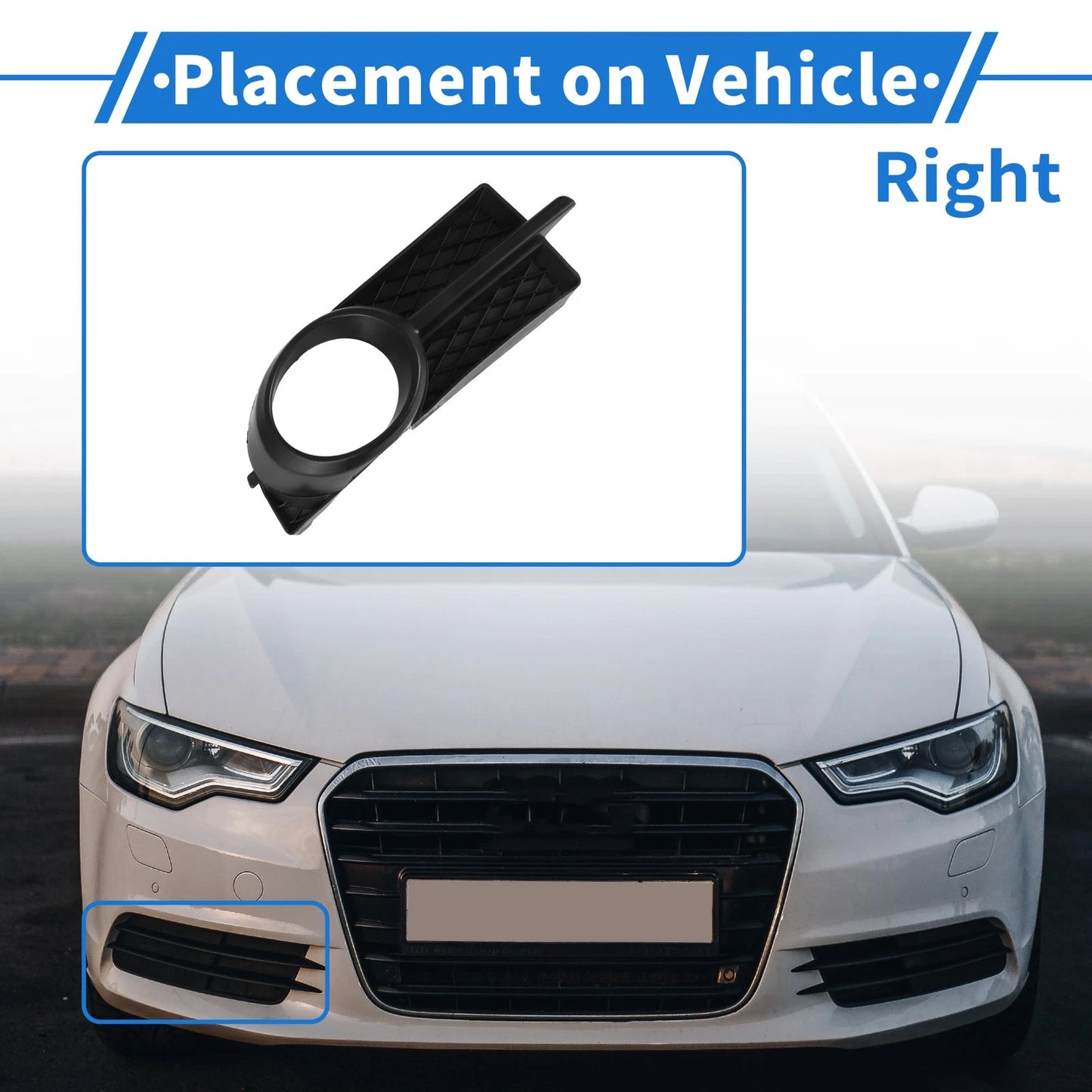 Fog Light Grill for Chevrolet Aveo (2007–2011) No. 96648784