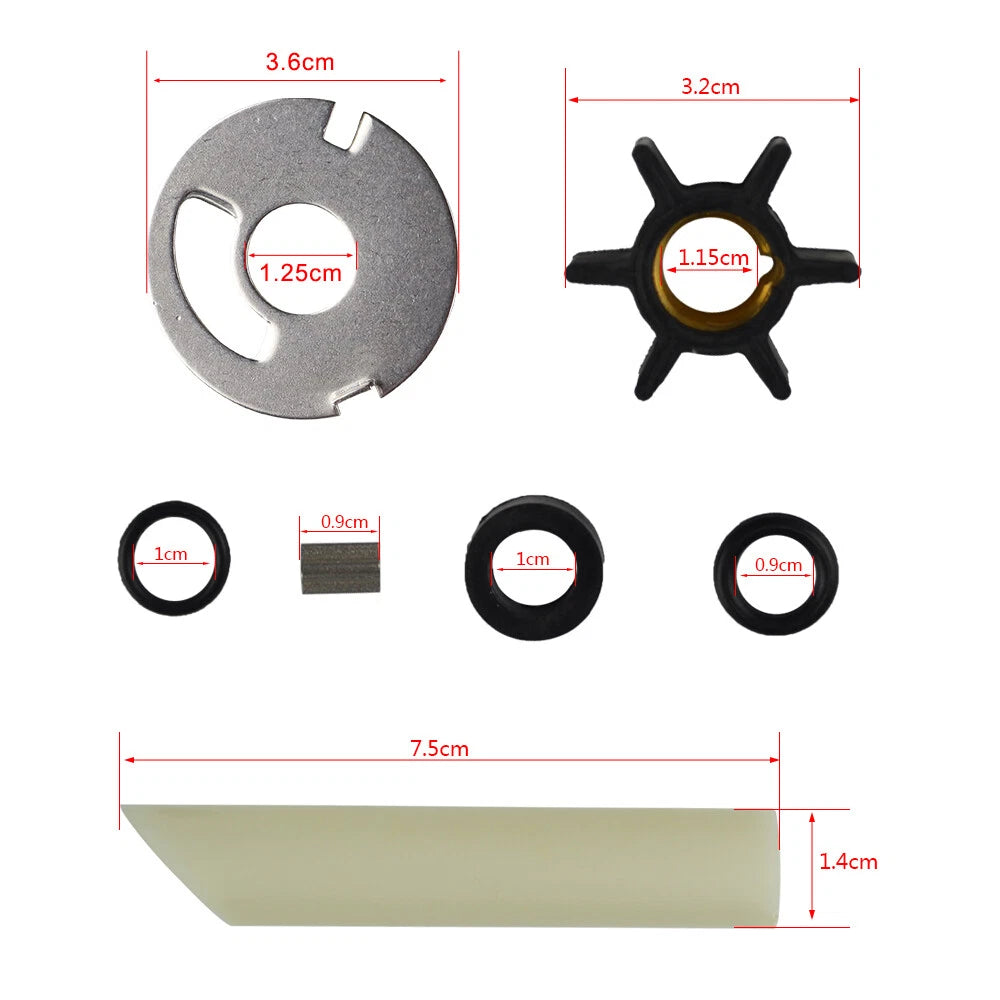 Water Pump Kit for Mercury Mariner 4-9.8 HP (Various Years)