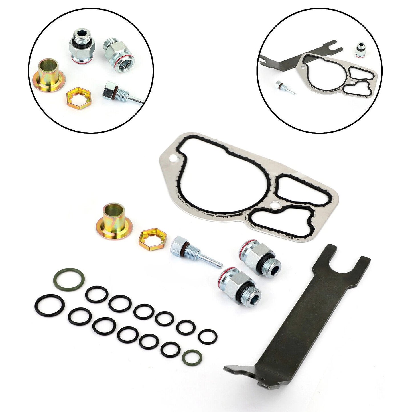 Piston Ring Kit +1.00mm for Yamaha YBR125 (2005–2023) Size 55mm A