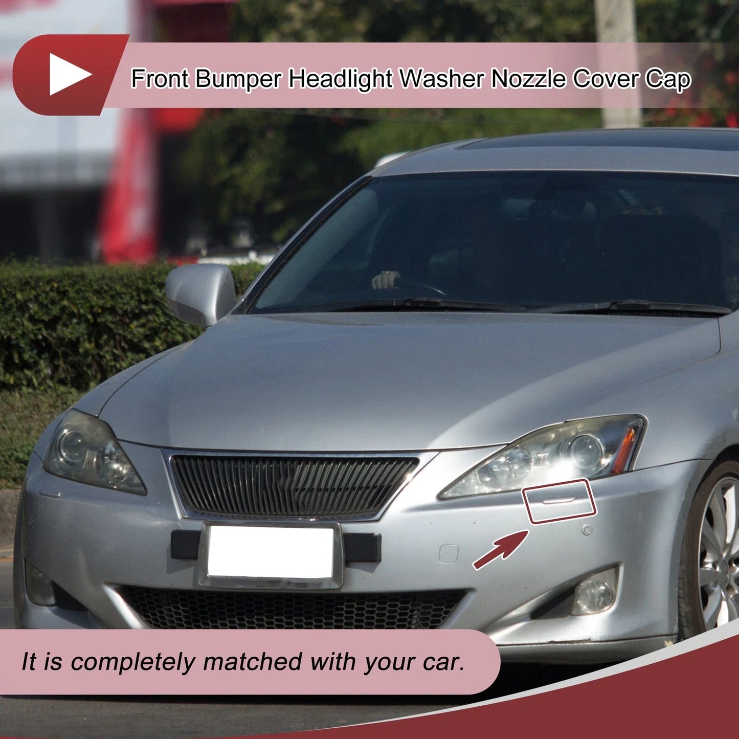 Front Left Washer Nozzle Cover for Lexus IS250 (2009-2010) - Unpainted 1 x Cap