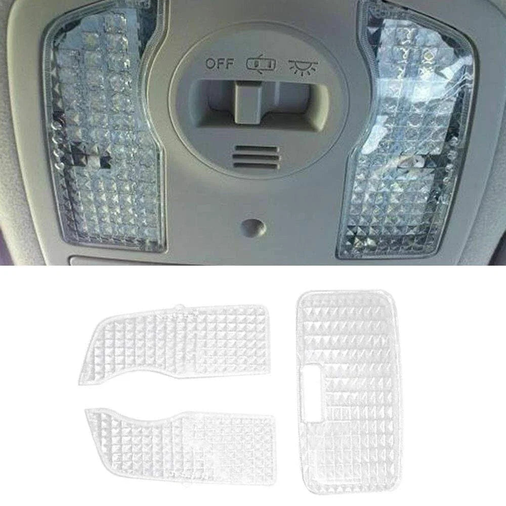 3 x Clear Interior Map Dome Light Lens Covers for Toyota Prius (2010-2015)