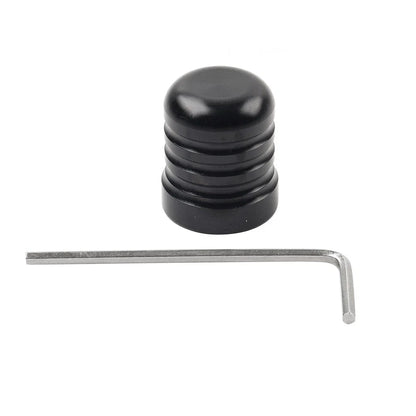 Black Heel Shifter Lever Eliminator Cap for Harley Touring Road King (1980-2023)