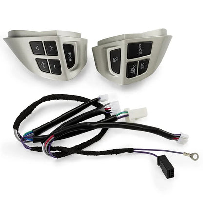 Steering Wheel Switch Buttons for Mitsubishi (2015-2020) - Silver  8701A087 8602A008