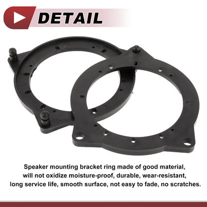 2X Speaker Spacer Ring Adaptor for BMW 230i (2017–2021) Front Doors 6.5"
