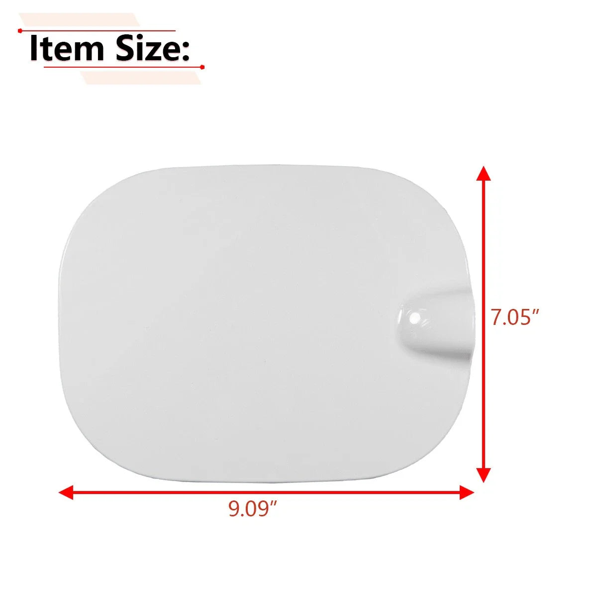 Fuel Tank Filler Cap Door 6.6FT Bed for Chevrolet Silverado (2019–2024)