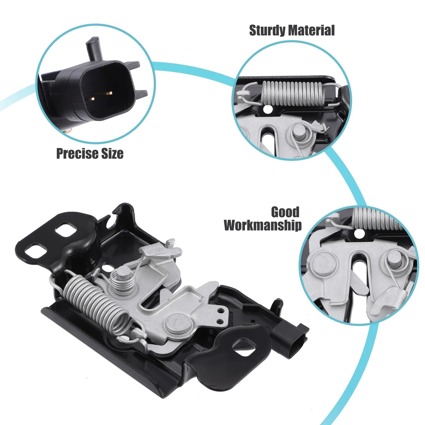 Hood Latch Lock Assembly for Jeep Cherokee (2014–2019) 68237158AB