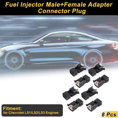 8 pcs 2 Pin Fuel Injector for Chevrolet LS1/LS2/LS3 (1997–2013)