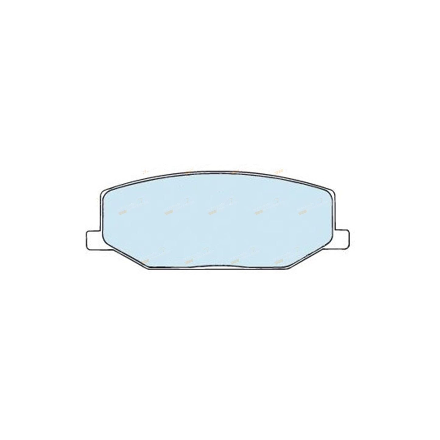 Set of 4 Bendix Front Disc Brake Pads for Holden Drover (1985–1987)