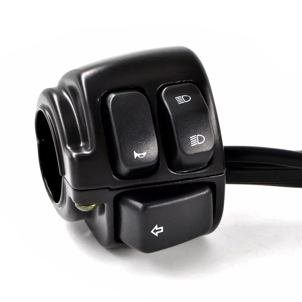 25mm Handlebar Turn Signal Control Switch for Harley Softail