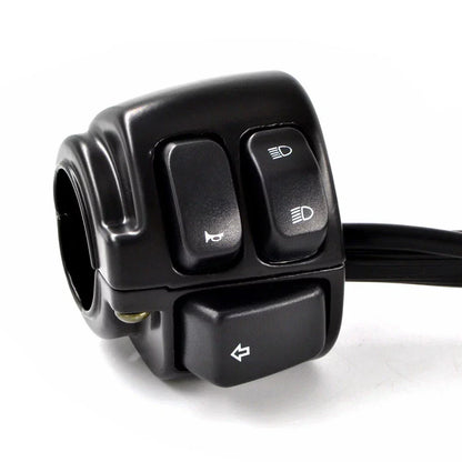 25mm Handlebar Turn Signal Control Switch for Harley Softail