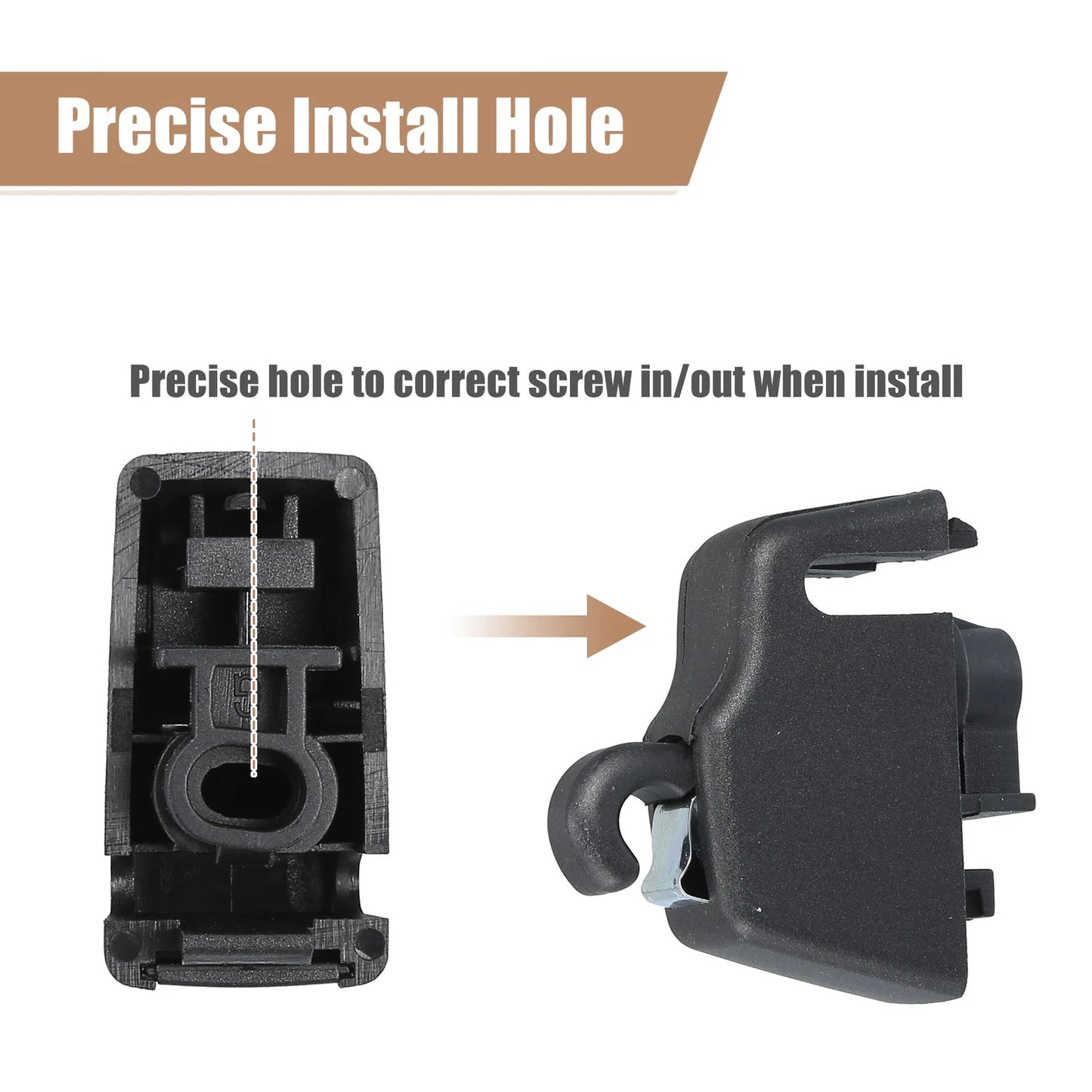 Sun Visor Support Clip No. 4L0859561 for Volkswagen Touareg (2004–2010)