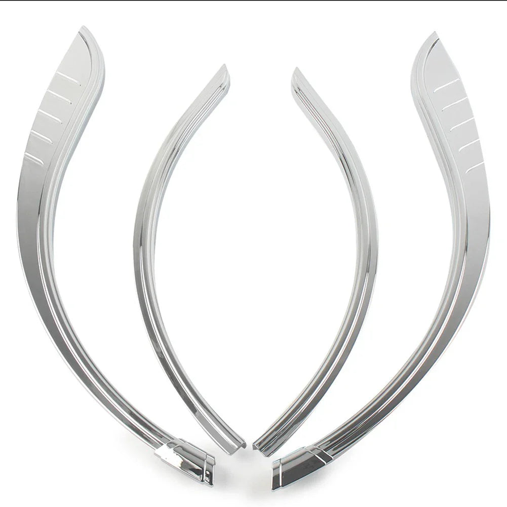 Rear Fender Flares Trim Accent Chrome for Harley Tri-Glide Ultra (2009-2023)
