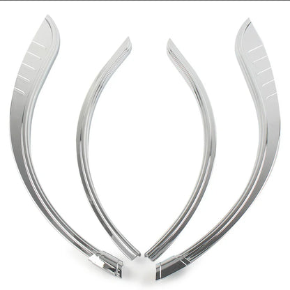 Rear Fender Flares Trim Accent Chrome for Harley Tri-Glide Ultra (2009-2023)
