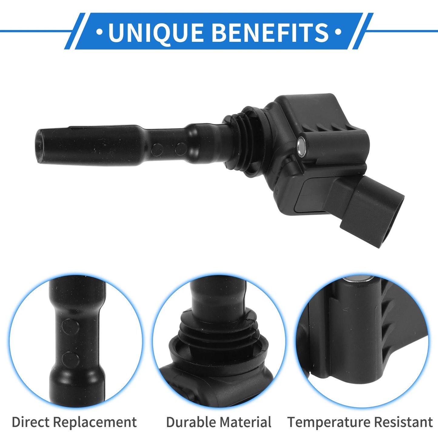 Ignition Coil Pack No. 04E905110B for Volkswagen Jetta L4 1.4L (2011–2018)