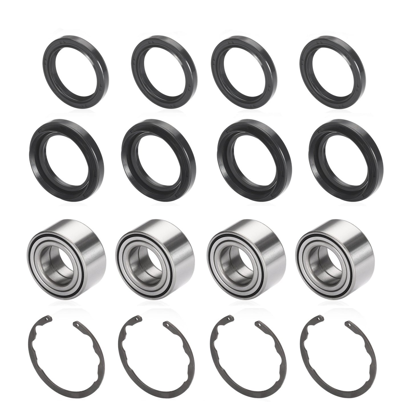 4X Wheel Bearing Kit for Kawasaki Prairie 300 400 (1997–2002)