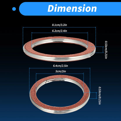 Exhaust Pipe Gasket Muffler Ring for Lexus IS300 (2001–2005) No. 9091706046