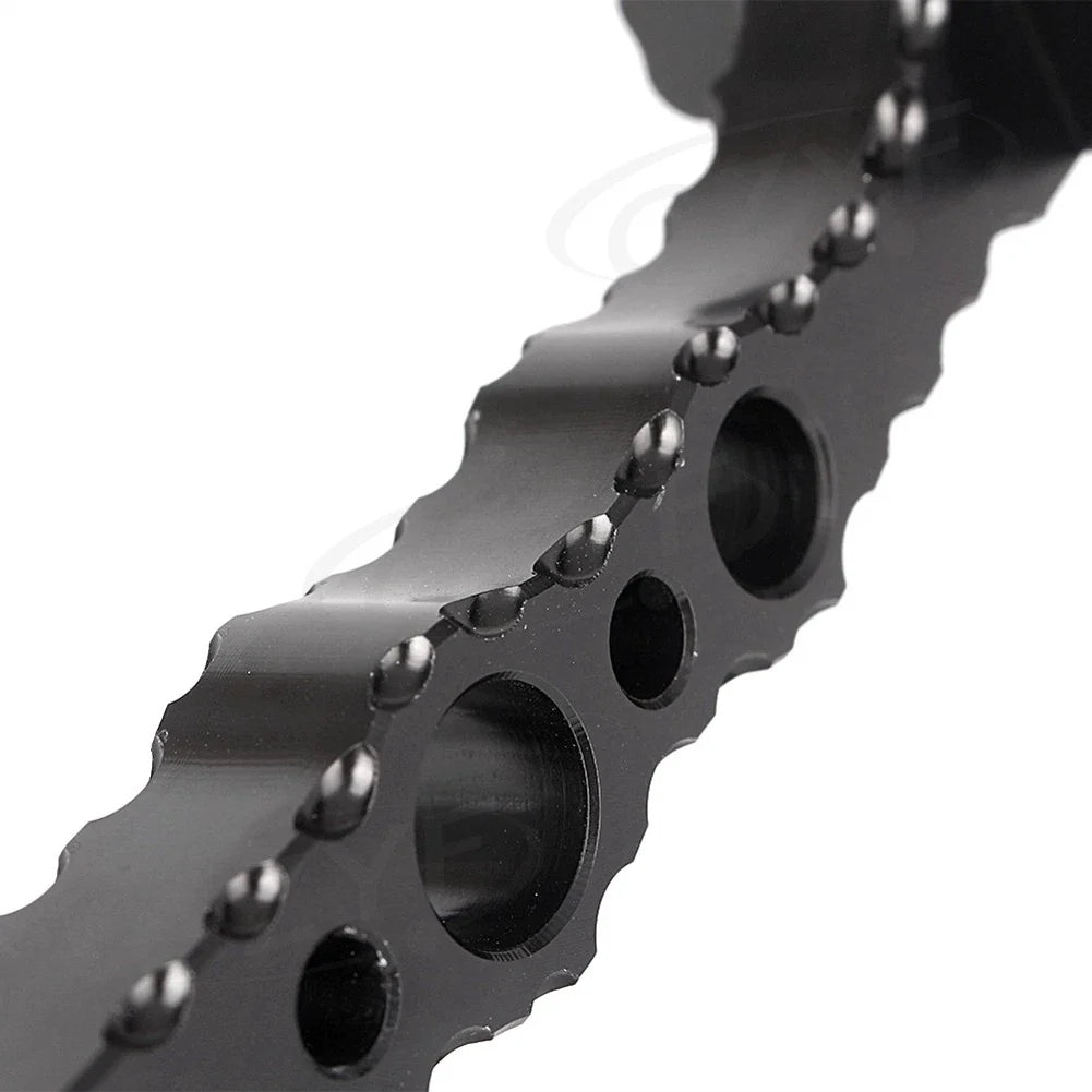Rear Passenger Foot Pegs for Suzuki Hayabusa GSXR 1300 (2008-2017) Black