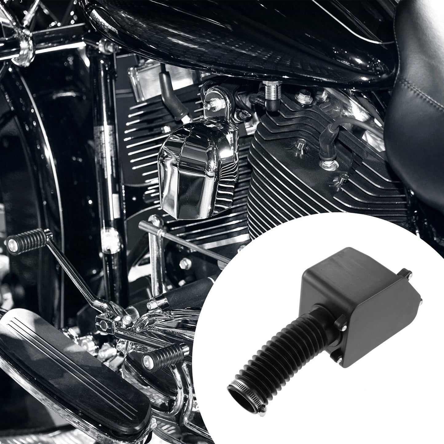 52mm Air Filter Box Intake Cleaner for Buggy Go Kart Scooter (150cc)