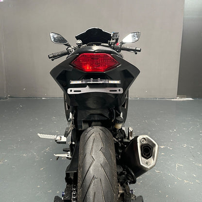 Tail Tidy License Plate Holder with LED Turn Light for Kawasaki Ninja 300 (2013–2020)