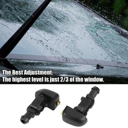 9pcs Front Windshield Washer Nozzle Kit 3W7Z-17603-AA for Ford F-150 (2004–2023)