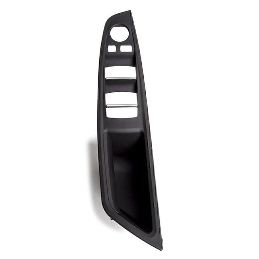 Black Front Inner Door Handle Trim Cover for BMW 5 Series (2010-2017)