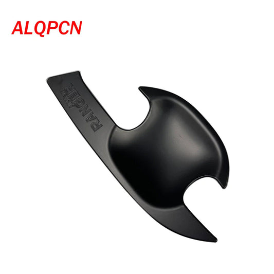 4 x Matte Black Outer Door Handle Bowl Covers for Ford Ranger (2012-2019)