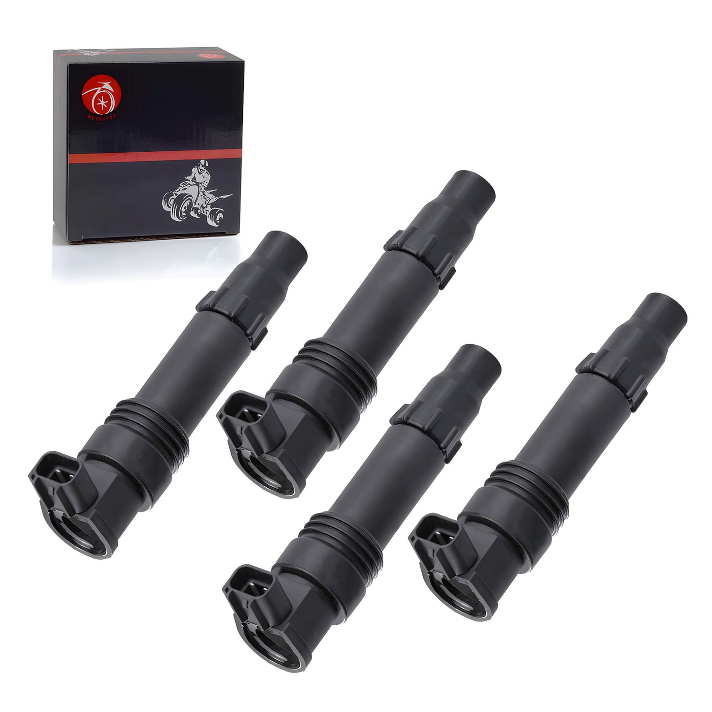 Set of 4 Ignition Coils for Suzuki GSX1300R Hayabusa (1999–2019)