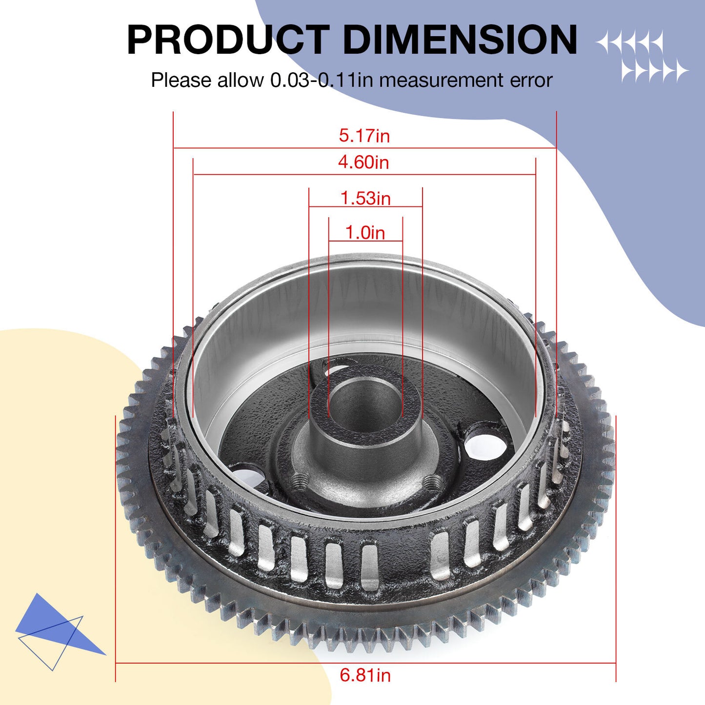 Flywheel for Polaris Ranger 500, Ranger Crew 500 (2006–2013)
