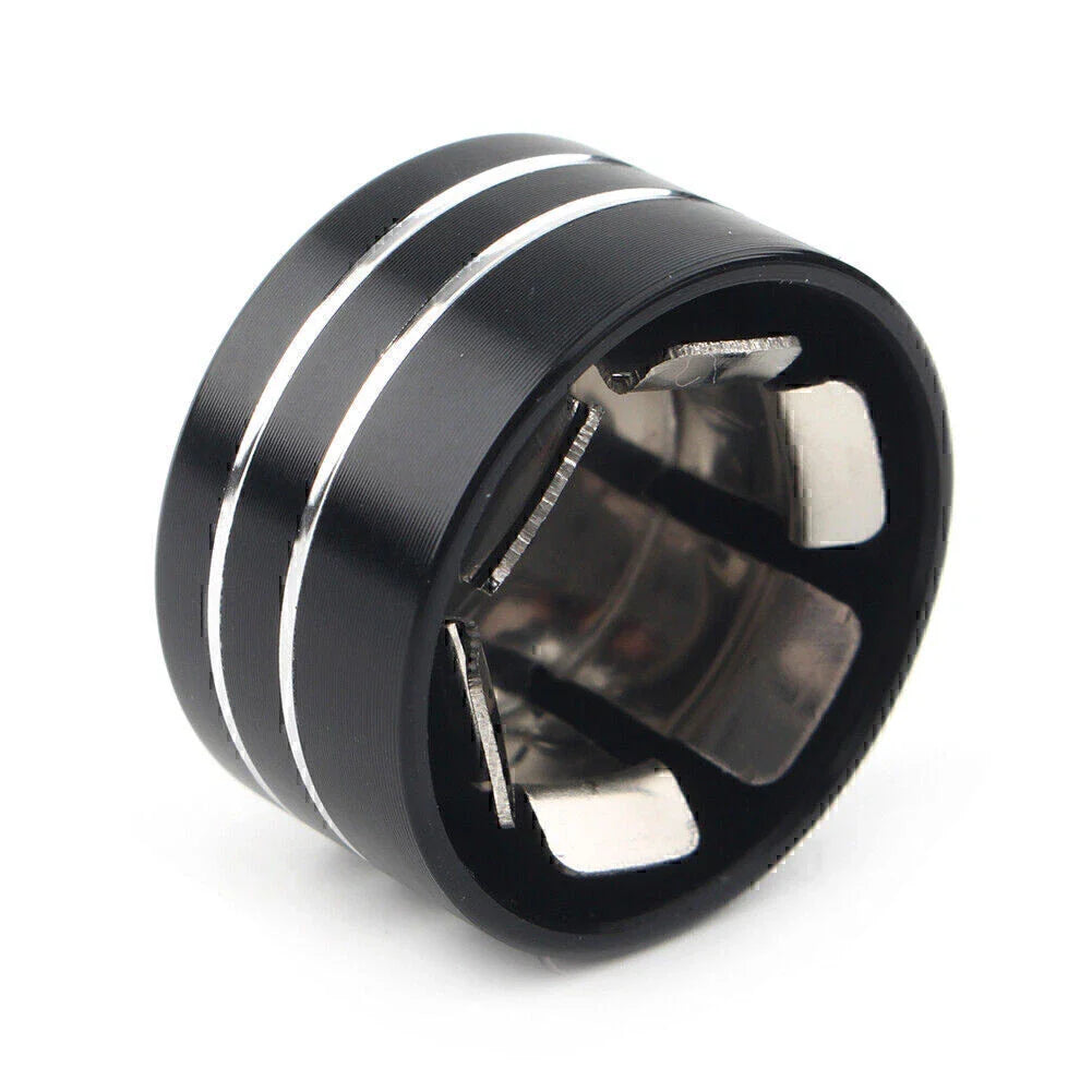 11mm Black CNC Inner Motor Bolt Topper Caps for Harley
