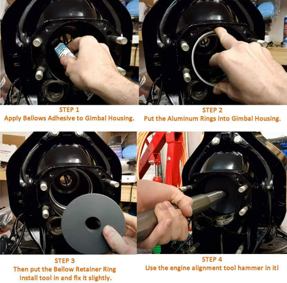 Bellow Retainer Ring Install Driver Tool for Mercruiser Alpha Bravo (1991–1999)