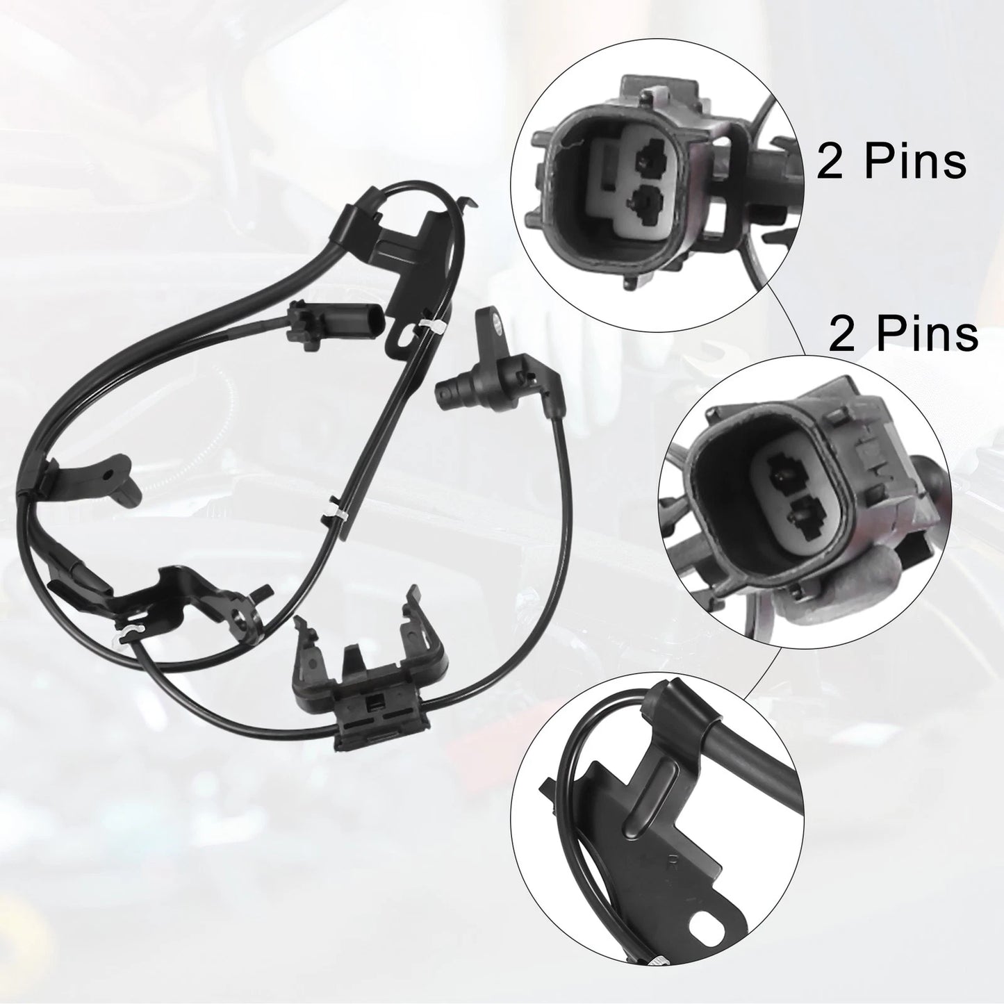 Set of 2 ABS Wheel Speed Sensors for Lexus RX350 (2007–2015) No. 8954348050/8954248050