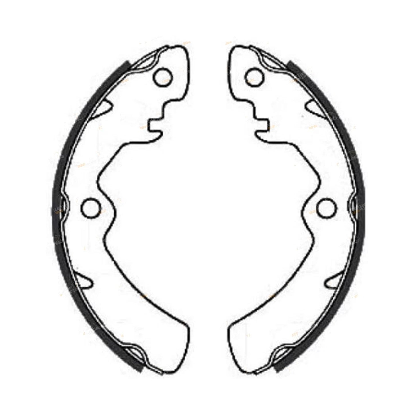 Drum Brake Shoe Set for Suzuki Sierra SJ40 (1981–1983)