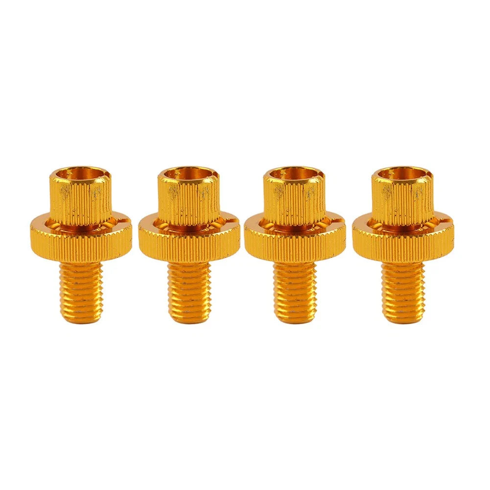 M8 x 1.25 Clutch Brake Throttle Cable Adjuster Screw Gold for ATV Pit Bike