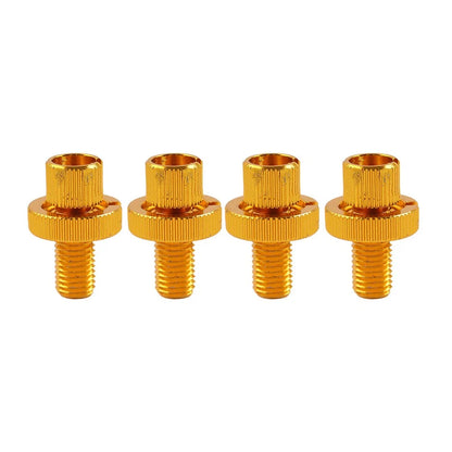 M8 x 1.25 Clutch Brake Throttle Cable Adjuster Screw Gold for ATV Pit Bike