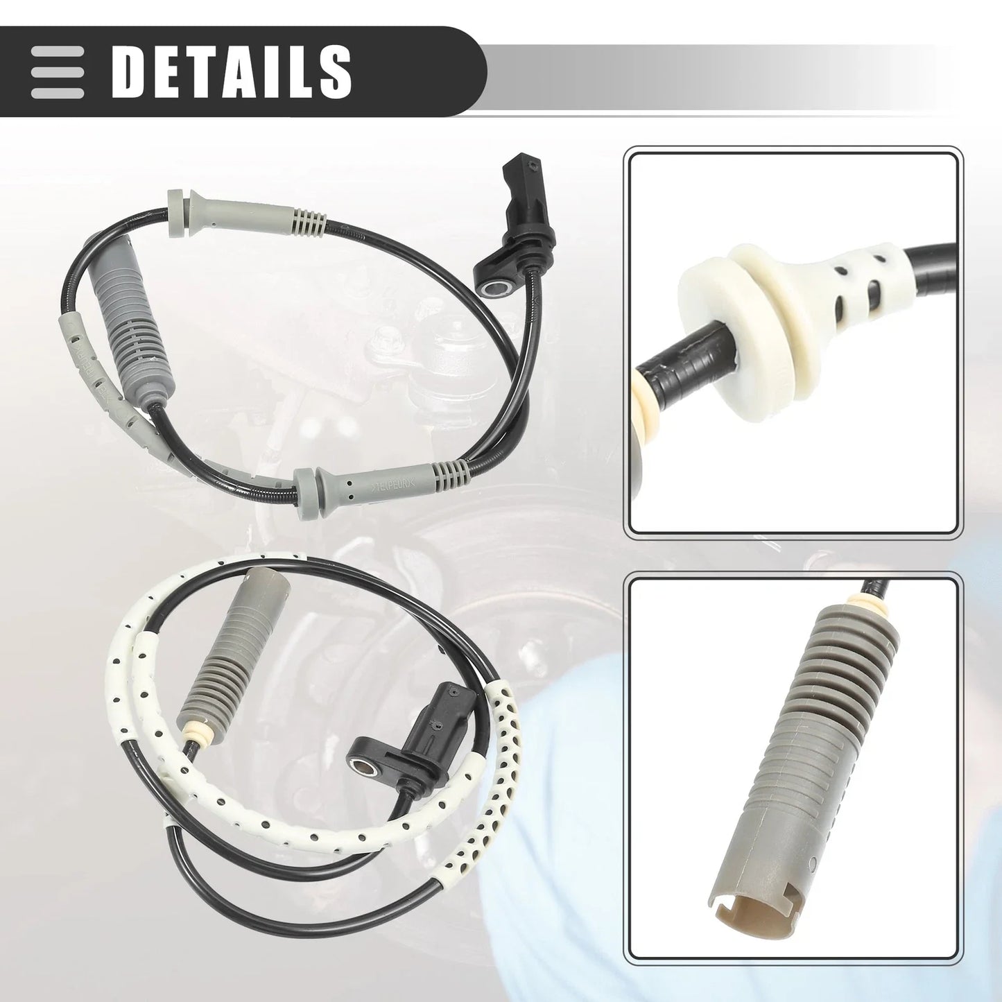 Front Rear Left Right ABS Sensor for BMW 128i 4pcs