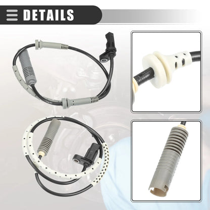 Front Rear Left Right ABS Sensor for BMW 128i 4pcs