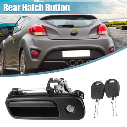 Set of 2 Tailgate Release Handles 1J6827565B 1J6827565A for VW Seat
