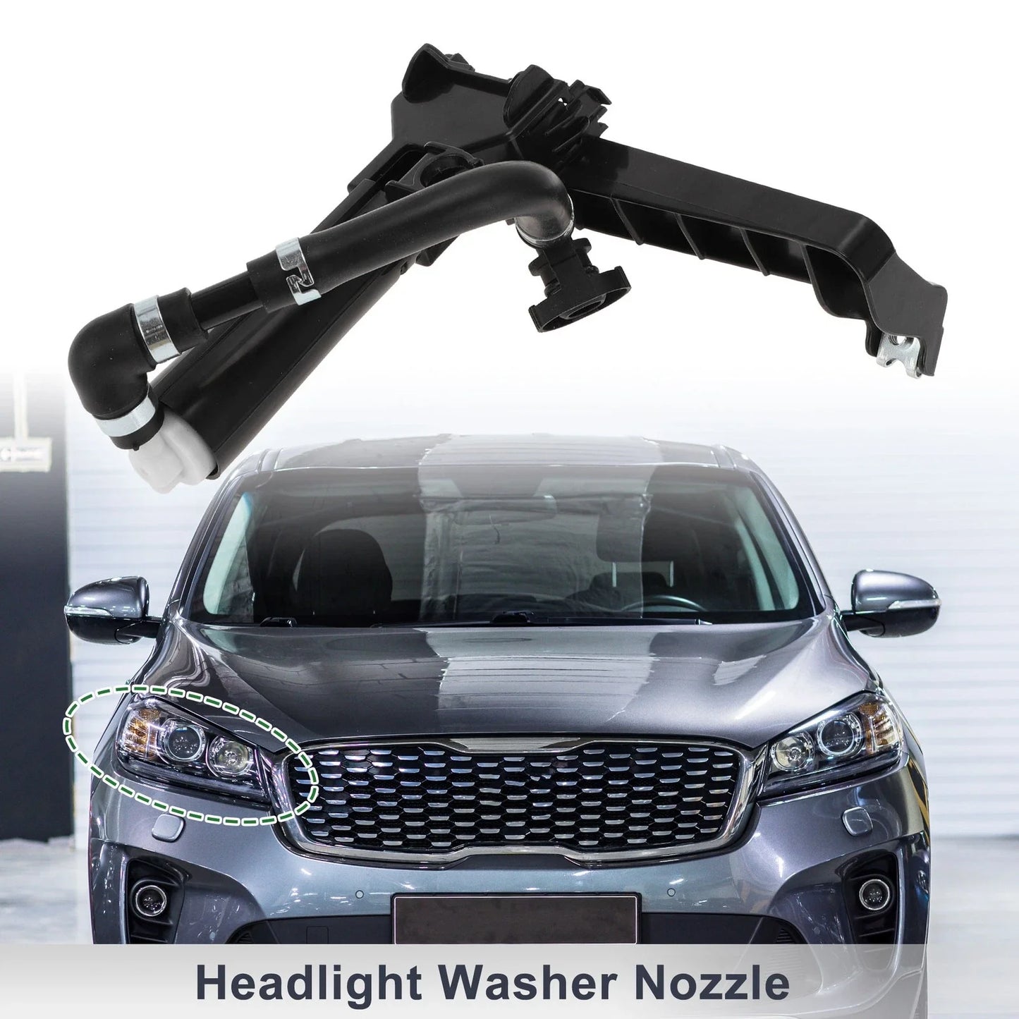 Front Passenger Side Headlight Washer Nozzle for Lexus RX350 (2007-2015)
