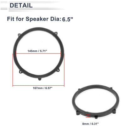 Speaker Spacer Ring Adaptor for Mercedes-Benz 6.5" Speakers