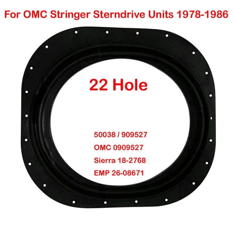Plate Seal Boot for OMC Stringer 800 Transom (1970–1990)