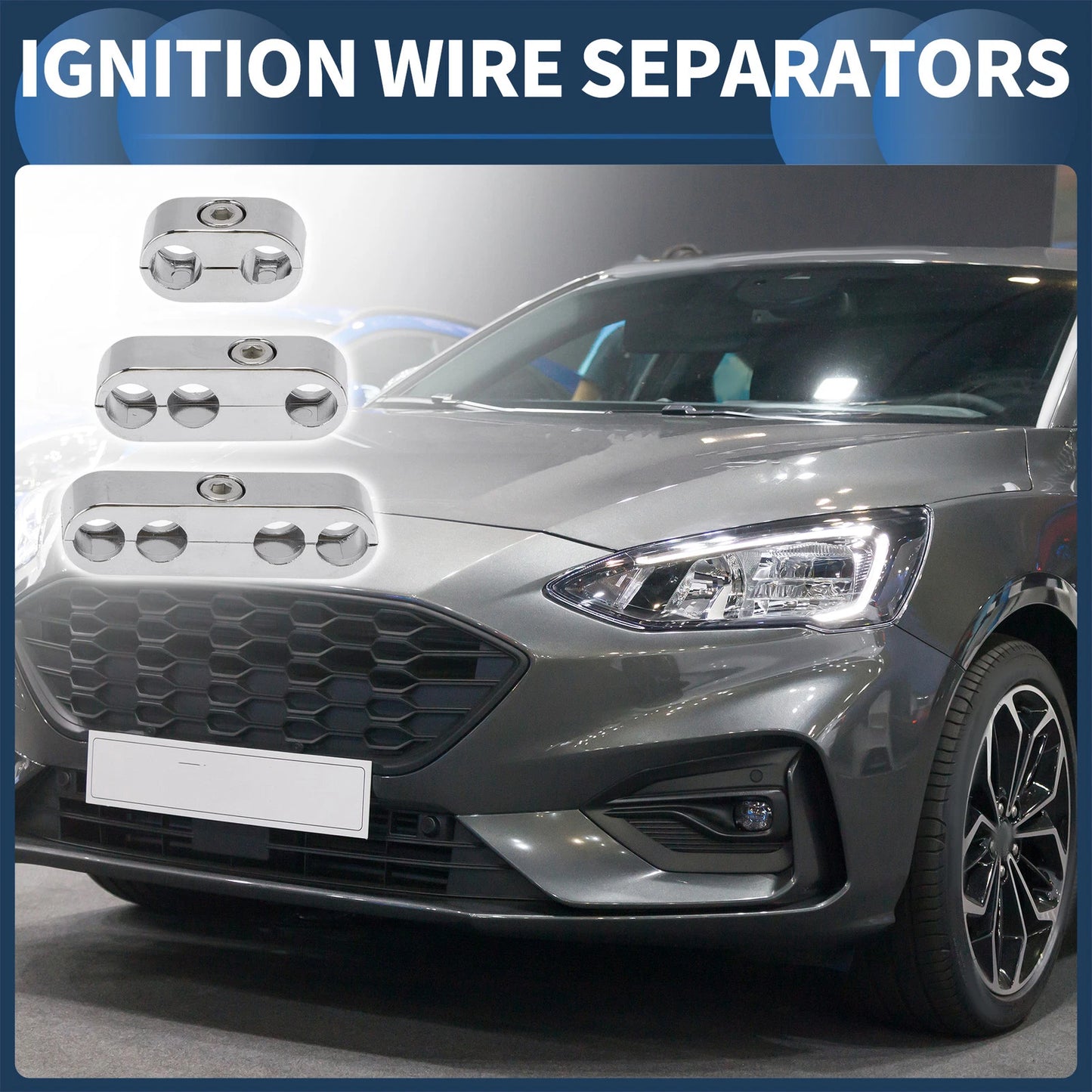 6pcs Engine Spark Plug Wire Dividers for Ford
