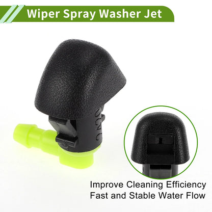 Windshield Washer Nozzle & 2 x Hose Connectors for Honda (2011-2017)
