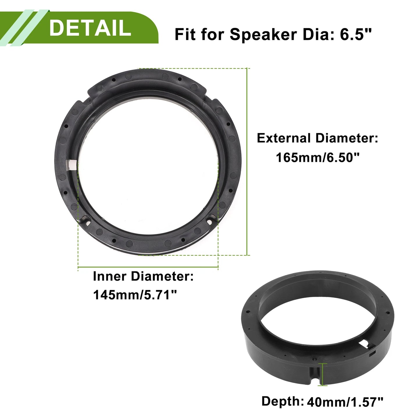 Speaker Spacer Ring Adapter for Volkswagen Golf 6 VI (2009–2013)