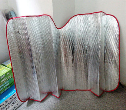 Cartoon Red Big Eyes Aluminium Foil Sun Shade for Car SUV