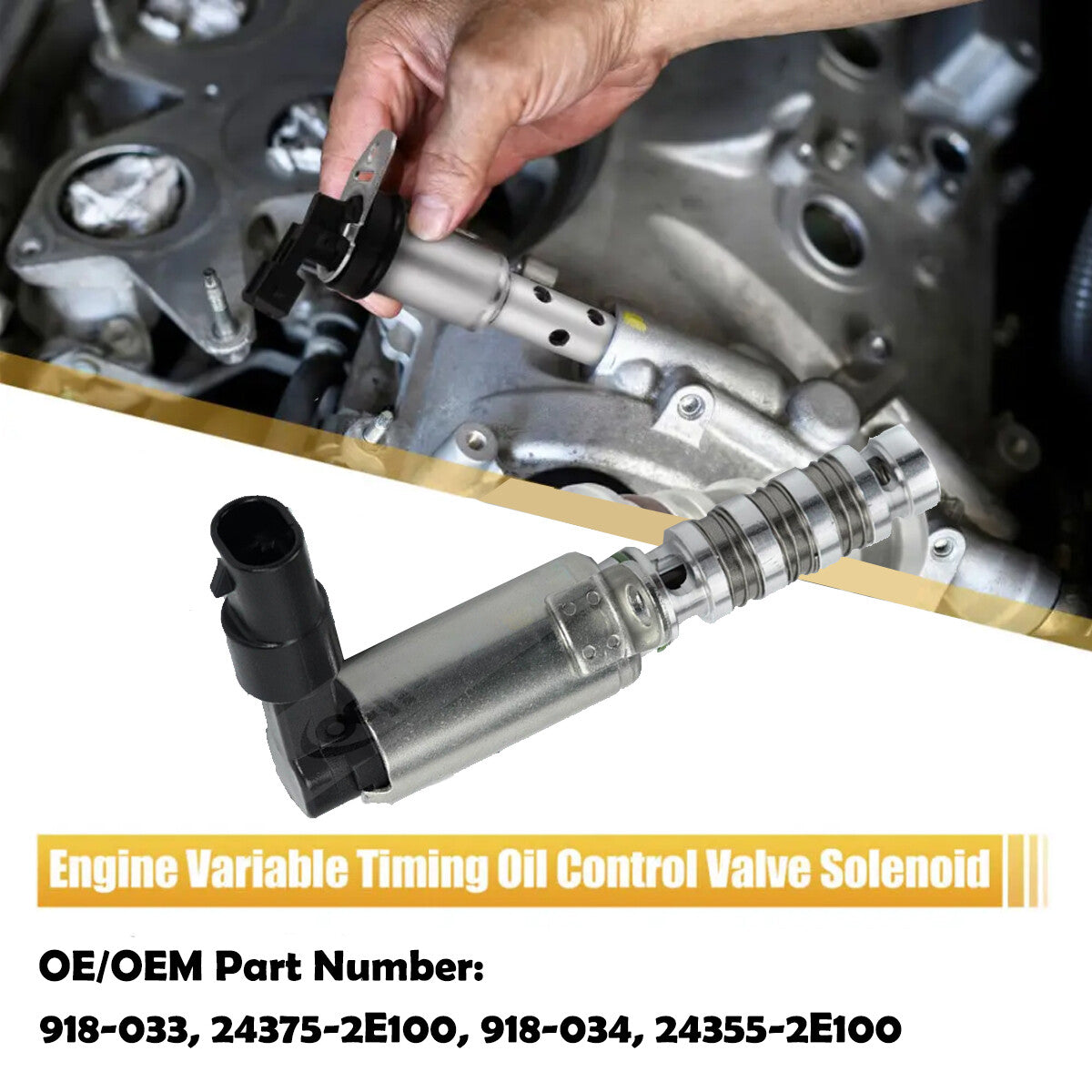 2X VVT Solenoid Oil Control Valve for Hyundai Kia